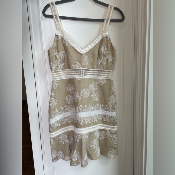 Alexis Marilia Embroidered Mini Dress tan - Picture 3 of 14